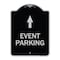 Signmission Event Parking Only With Up Arrow Heavy-Gauge Aluminum Architectural Sign, 24" x 18", BS-1824-24067 A-DES-BS-1824-24067 - alternate 1